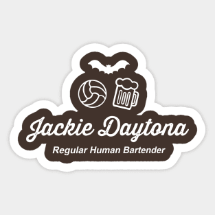 Regular Human Bartender logo Sticker